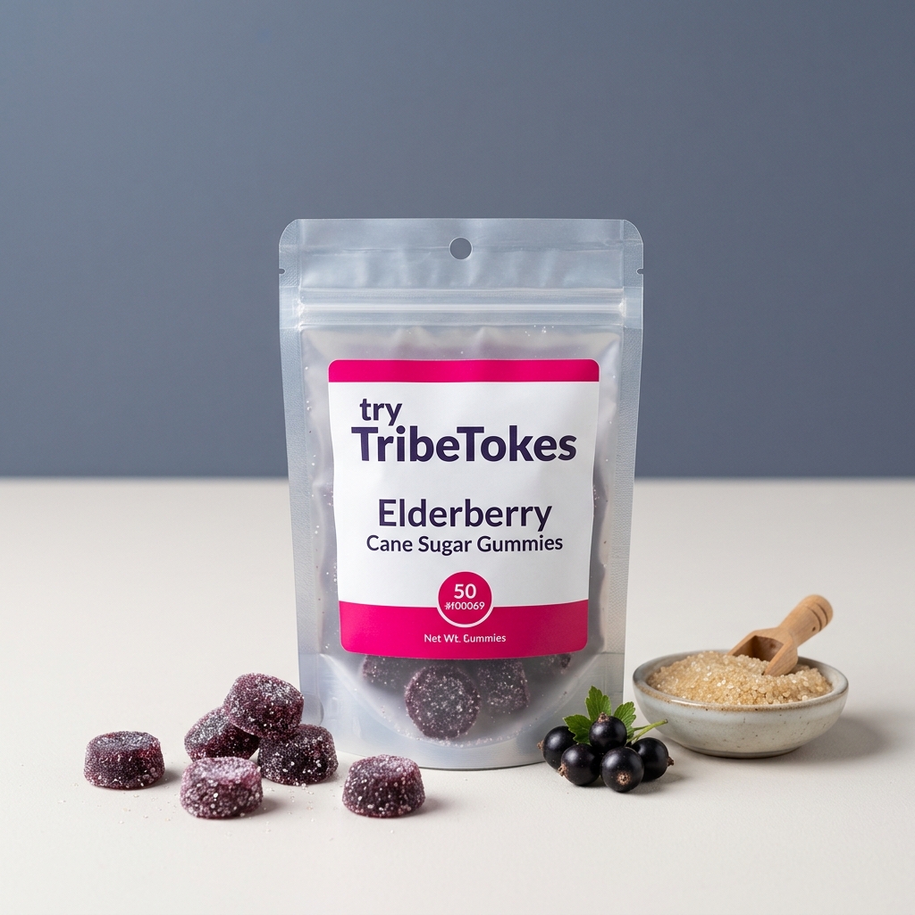 Elderberry Cane Sugar Gummies - Image 2